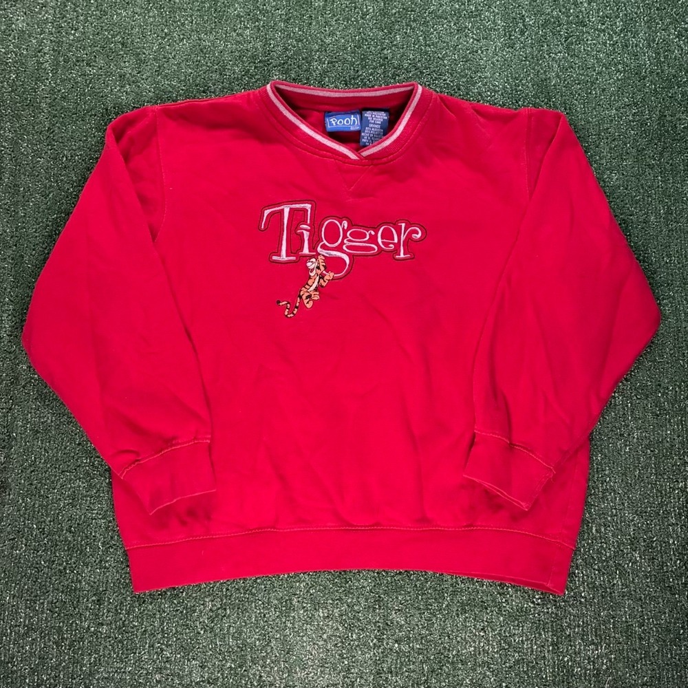 Vintage 90's Disney Pooh Tigger Crewneck‎ Sweatshirt